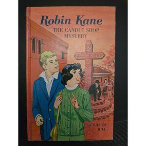The Candle Shop Mystery Robin Kane by Eileen Hill Vintage Mystery Spooky Book